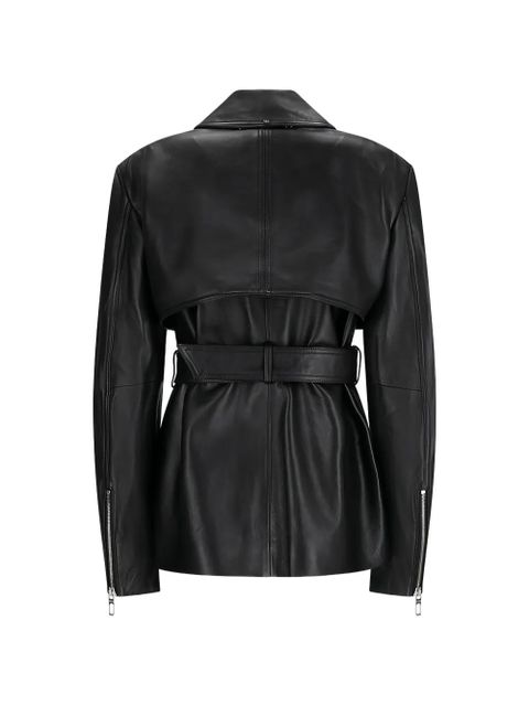 Max Mara leather two-piece jacket - Black - zdjęcie produktu nr 2
