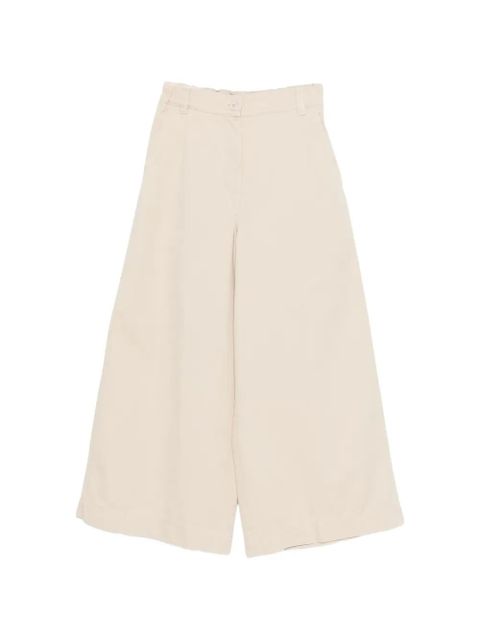 Weekend Max Mara wide-leg buttoned trousers - Neutrals - zdjęcie produktu nr 1