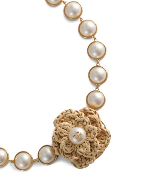 Dolce & Gabbana floral-motif necklace - Gold - zdjęcie produktu nr 2