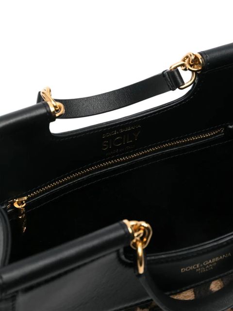 Dolce & Gabbana small Sicily tote bag - Black