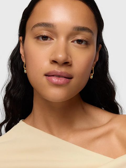 Tous kolczyki srebrne pozłacane - zdjęcie produktu nr 2