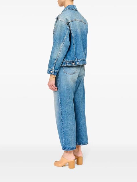 MM6 Maison Margiela single-stitch denim jacket - Blue