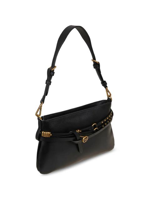 PINKO logo-detail shoulder bag - Black