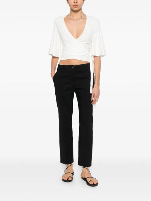 PINKO Bello straight-leg trousers - Black - zdjęcie produktu nr 2