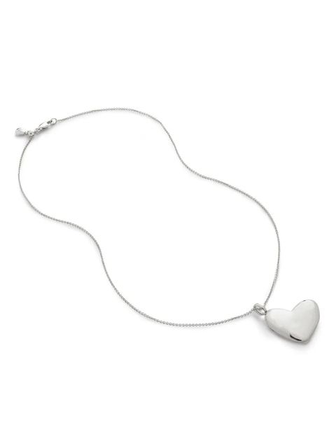 Monica Vinader Heart Locket necklace - Silver - zdjęcie produktu nr 1