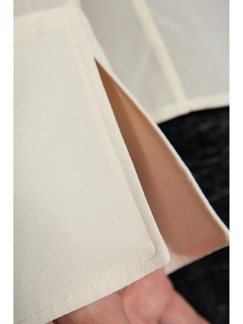 Victoria Beckham ruched-detailing blouse - Neutrals