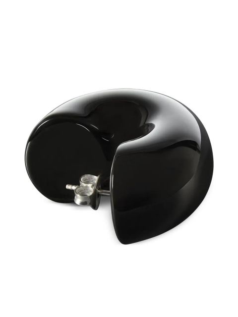 Courrèges Infinity earrings - Black