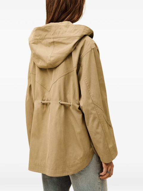 Ba&Sh Ilio hooded drawstring jacket - Neutrals
