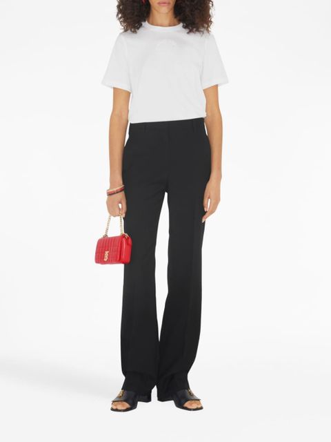 Burberry tonal embroidered-logo T-shirt - White