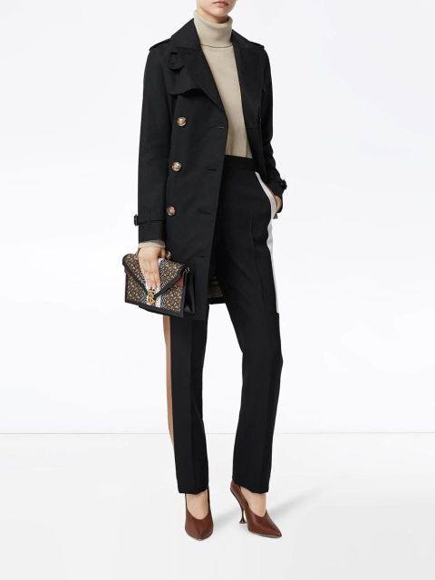 Burberry The Short Islington trench coat - Black