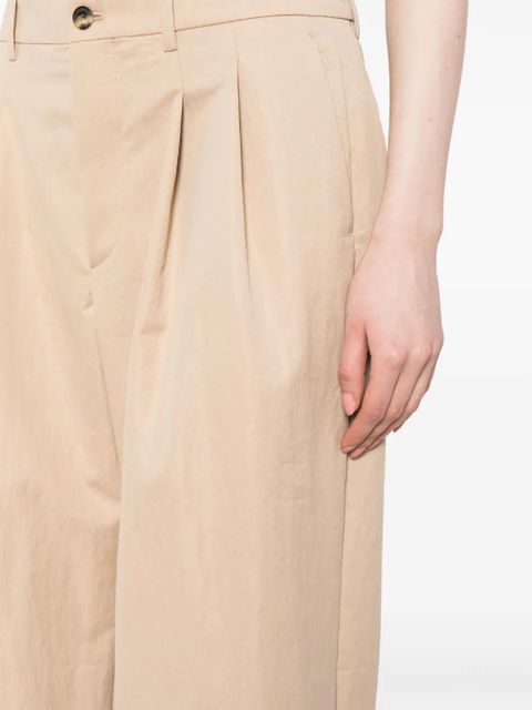 WARDROBE.NYC wide-leg tailored trousers - Brown