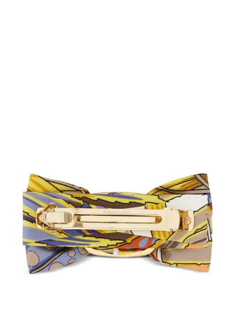 Ferragamo bow logo hair clip - Yellow - zdjęcie produktu nr 2