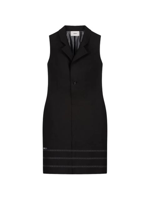 Coperni button fastening tailored dress - Black - zdjęcie produktu nr 1