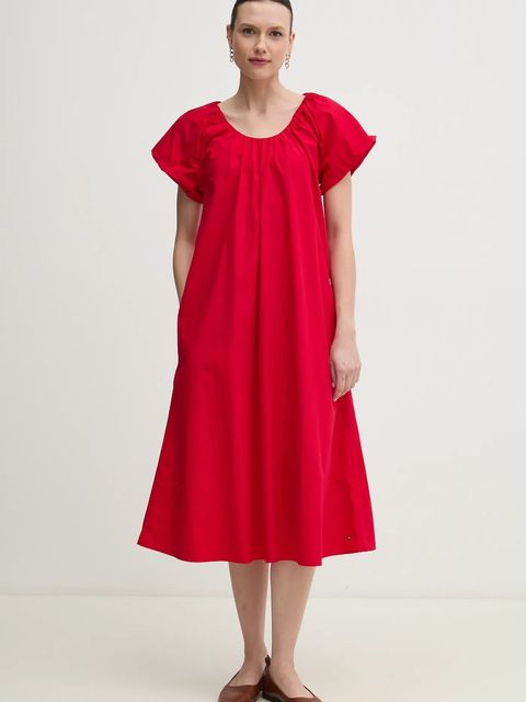 Tommy Hilfiger sukienka bawełniana - zdjęcie produktu nr 2