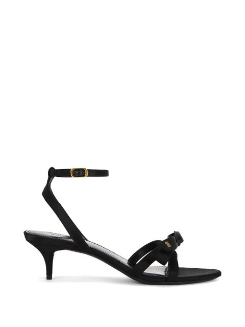 Balenciaga bow-detail sandals - Black - zdjęcie produktu nr 1