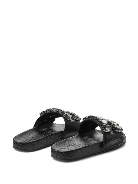 Jimmy Choo Fitz slides - Black