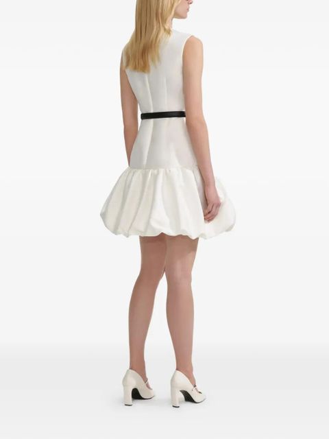 Self-Portrait sleeveless mini dress - White