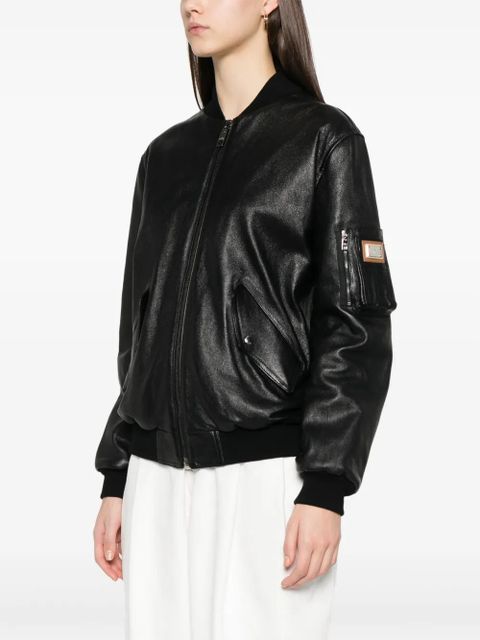 Dolce & Gabbana leather jacket - Black