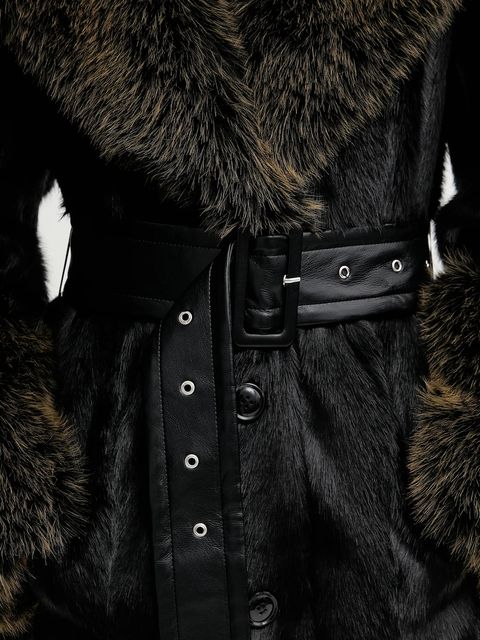 Stand Studio płaszcz Fae kolor czarny 66609-9890