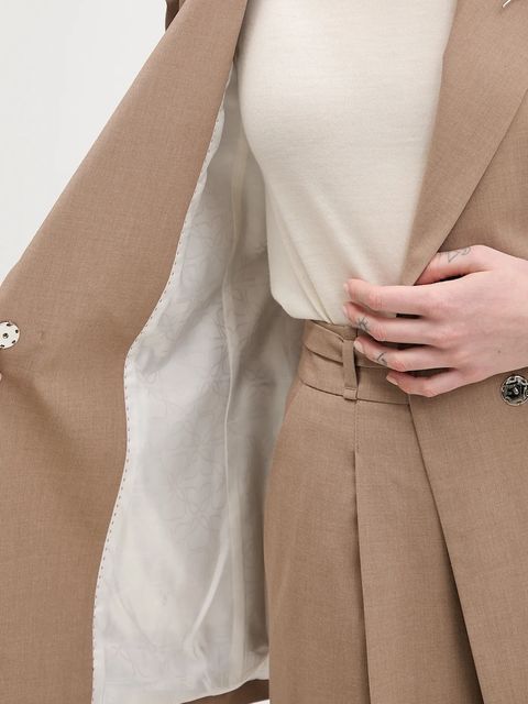 HUGO marynarka Abivale kolor beżowy 50554029