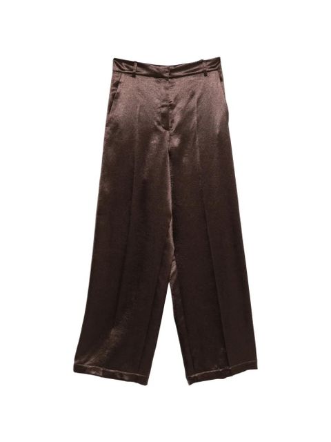 Alysi shiny band trousers - Brown - zdjęcie produktu nr 1
