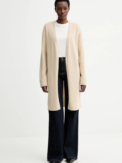 Filippa K kardigan wełniany damski kolor beżowy 31863