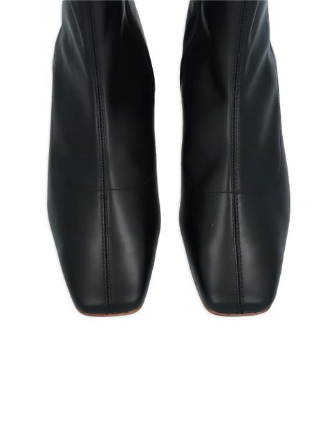 BY FAR Este leather ankle boots - Black