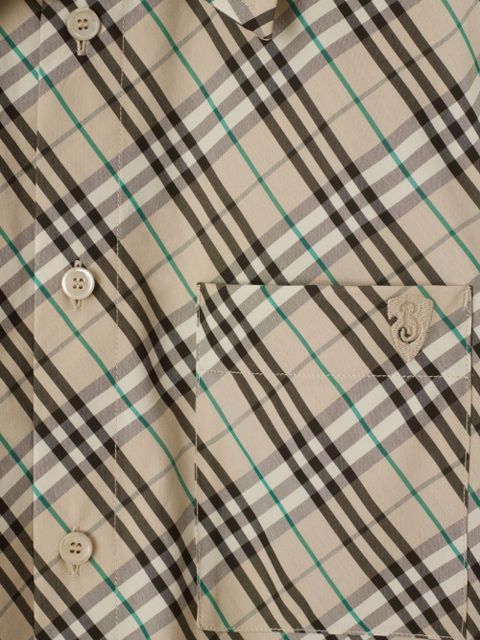 Burberry Vintage Check cotton shirt - Neutrals