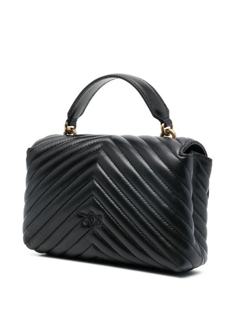 PINKO Love quilted top-handle bag - Black - zdjęcie produktu nr 2