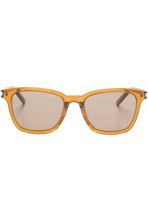 Saint Laurent Eyewear wayfarer-frame sunglasses - Brown