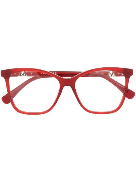 Max Mara Eyewear wayfarer-frame optical glasses - Red - zdjęcie produktu nr 1