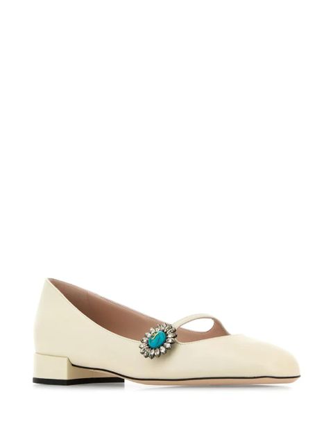 Valentino Garavani 20mm Preshoes Mary-Jane ballet flats - Neutrals
