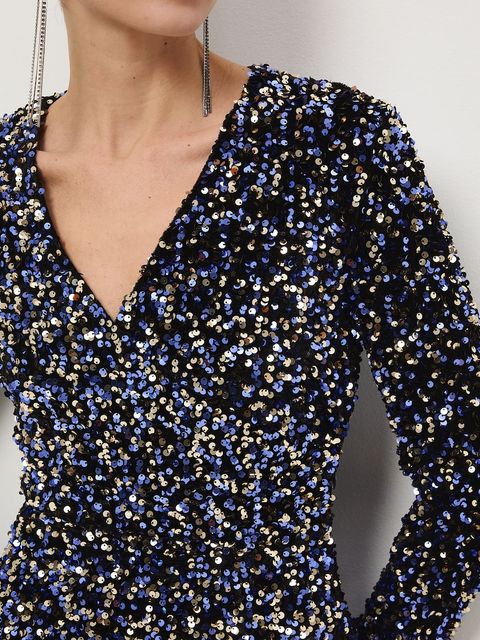 Medicine sukienka kolor multicolor mini dopasowana