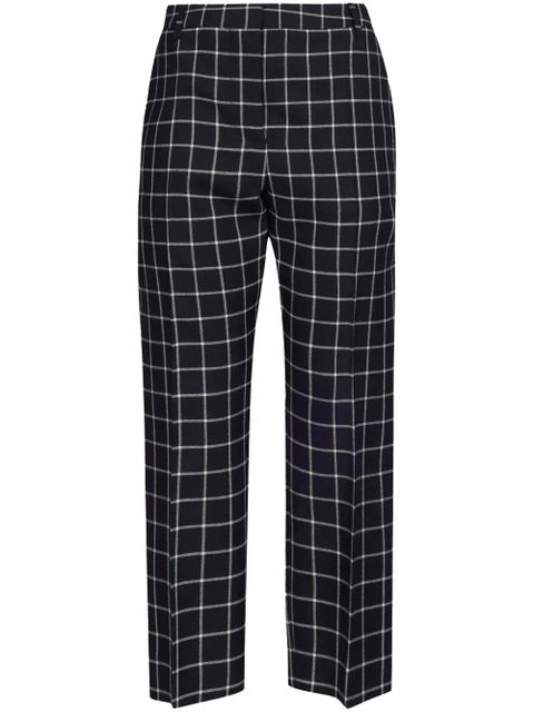 Marni checked wool trousers - Black - zdjęcie produktu nr 1