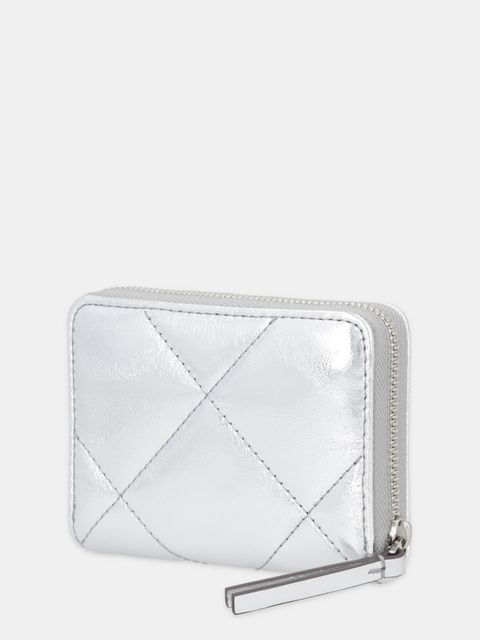 Tory Burch portfel Kira Diamond damski kolor srebrny 175007-040 - zdjęcie produktu nr 2