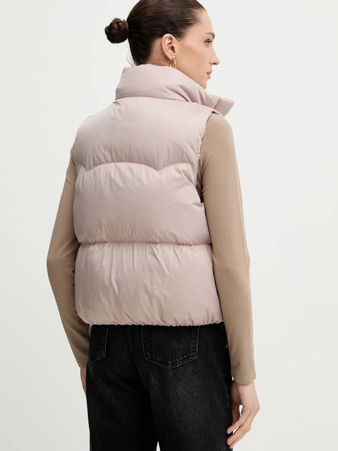 Levi's bezrękawnik puchowy kolor beżowy zimowy A8526 - zdjęcie produktu nr 2