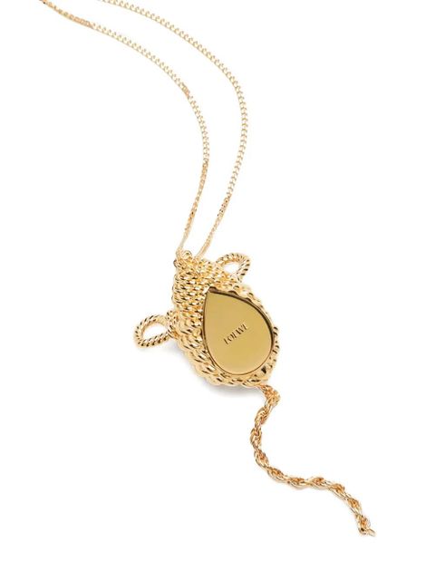 LOEWE mouse-pendant necklace - Gold