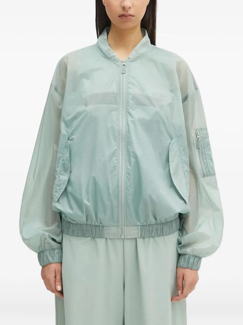 MM6 Maison Margiela zip-fastening bomber jacket - Green - zdjęcie produktu nr 1