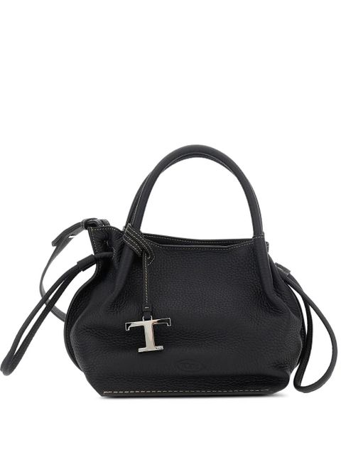 Tod's Buz T-logo tote bag - Black - zdjęcie produktu nr 1