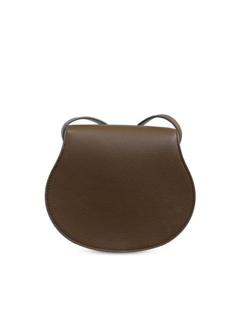 Chloé small Marcie leather saddle bag - Green