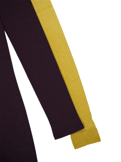 FENDI draped crepe dress - Purple