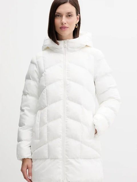 Geox kurtka ANYLLA kolor biały zimowa oversize W4628Q T3144 - zdjęcie produktu nr 2