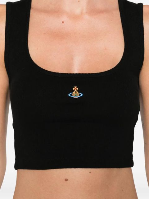 Vivienne Westwood orb-embellished sleeveless top - Black