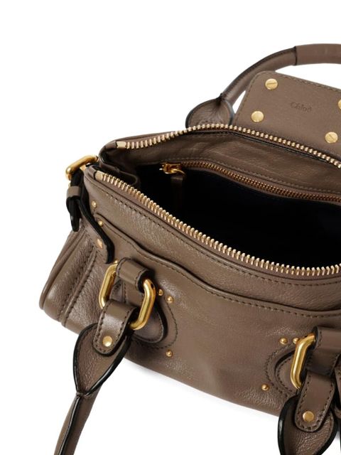 Chloé small Paddington letaher tote bag - Grey