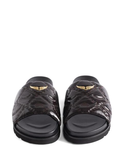 Zadig&Voltaire padded leather sandals - Brown - zdjęcie produktu nr 2