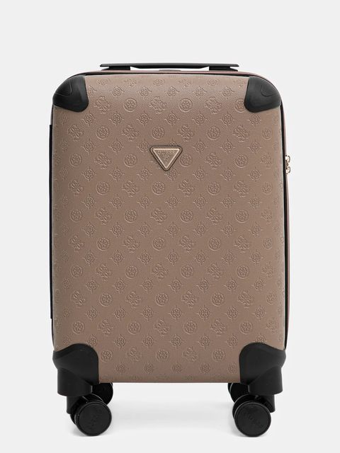 Guess walizka WILDER SMALL kolor beżowy TWDP74 52983 - zdjęcie produktu nr 1