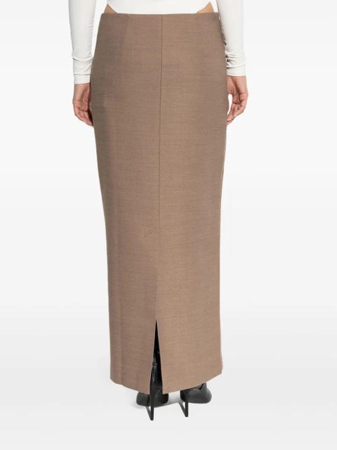 ENTIRE STUDIOS Script maxi skirt - Brown - zdjęcie produktu nr 2