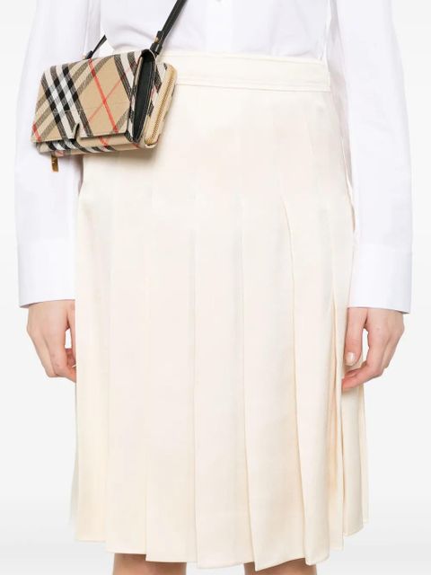 Burberry pleated skirt - Neutrals