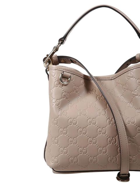 Gucci small GG Emblem tote bag - Neutrals