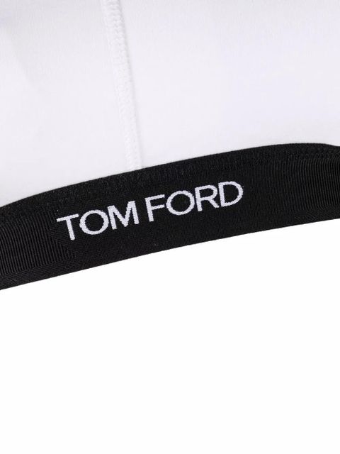 TOM FORD two-tone bandeau bra - White